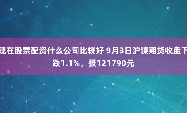 现在股票配资什么公司比较好 9月3日沪镍期货收盘下跌1.1%，报121790元