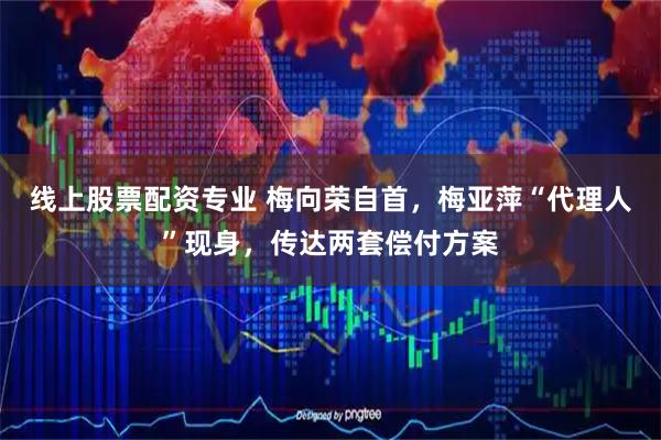 线上股票配资专业 梅向荣自首，梅亚萍“代理人”现身，传达两套偿付方案